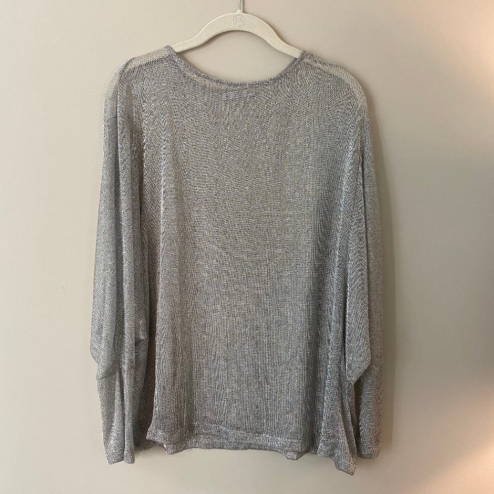 ZARA Silver Top